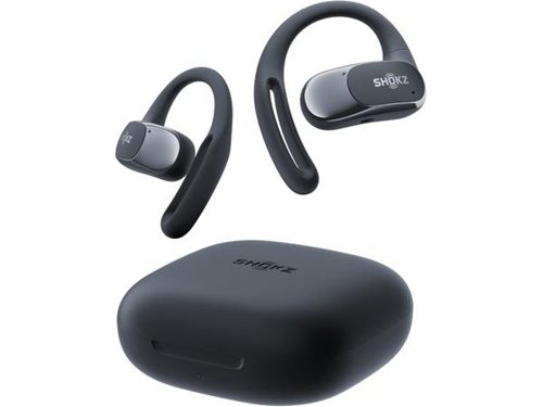 Shokz Openfit Air True Wireless Black Earbuds with Charging Case