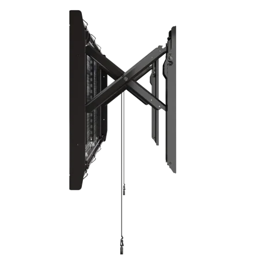 8CFAS3LD | This all-in-one configurable wall mounting system is designed to improve efficiency by streamlining installation workflow. AV professionals can increase productivity and add money to the bottom line with this new system, especially for mass rollouts.Install on any wall and neatly store AV devices with simple, unparalleled service access. Install 2-6 small devices behind the display on integrated Lever Arch storage panels.