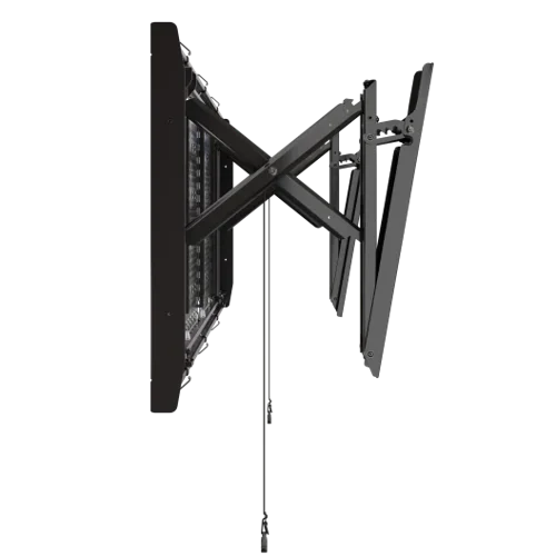 8CFAS3LD | This all-in-one configurable wall mounting system is designed to improve efficiency by streamlining installation workflow. AV professionals can increase productivity and add money to the bottom line with this new system, especially for mass rollouts.Install on any wall and neatly store AV devices with simple, unparalleled service access. Install 2-6 small devices behind the display on integrated Lever Arch storage panels.