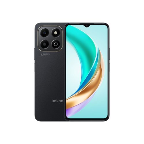 Honor X6b 6.56 Inch MediaTek Helio G85 4GB RAM 128GB Storage Android 14 Midnight Black Mobile Phone