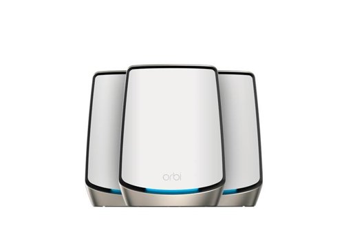 Netgear Orbi 860 AX6000 WiFi System - 1 Router and 2 Extenders Bundle