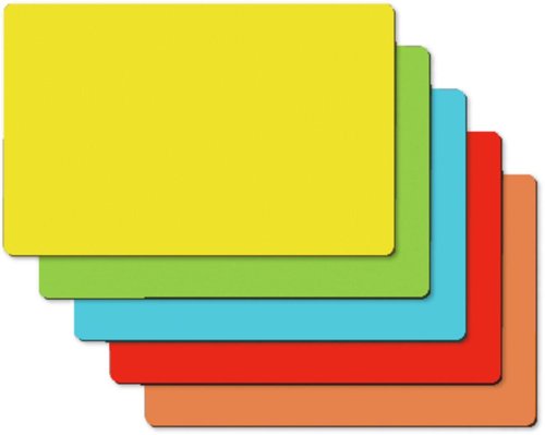 Sigel Magnetic Notes Assorted Colours 100x150mm PK25 - MU103
