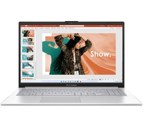 ASUS E1504F Vivobook Go 15.6 Inch Intel Core Ryzen 5 7520U 8GB RAM 512GB SSD Notebook with Microsoft 365 Family