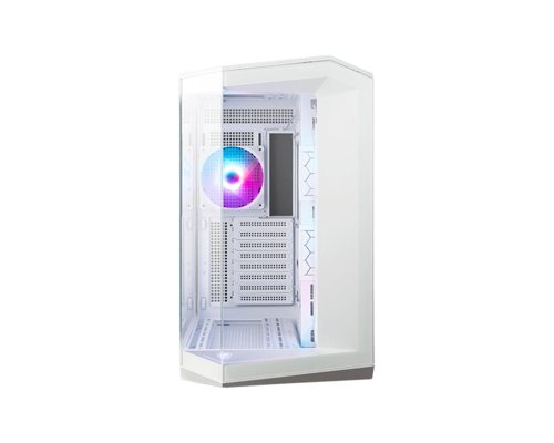 MSI MAG PANO 100R PZ Tempered Glass Panel ATX White Mid Tower Gaming PC Case