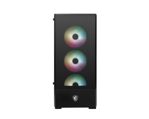 MSI MAG Forge 112R ARGB Mystic Light Sync Tempered Glass Panel Mid Tower Gaming PC Case