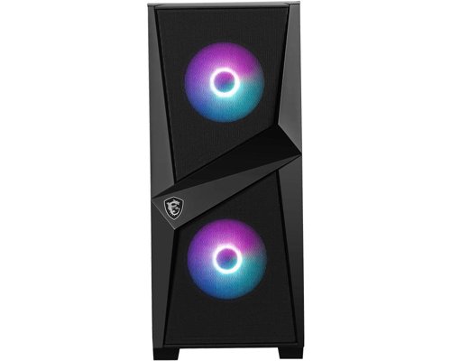 MSI MAG FORGE 100R ARGB +Hub ATX Mystic Light Sync Tempered Glass Panel Mid Tower Gaming PC Case