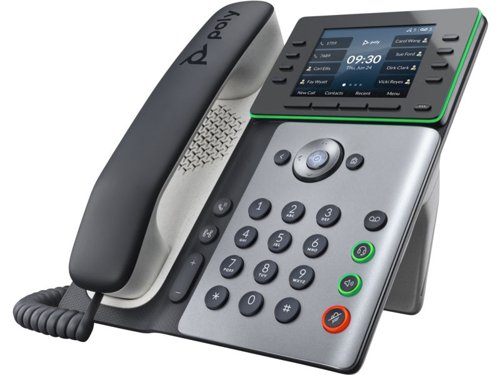HP Poly Edge E320 IP Desktop Phone with Bluetooth - 32 Lines; 2 x Gigabit Ports; PoE; 3.5-Inch Colour LCD Display 8PO82M88AA Buy online at Office 5Star or contact us Tel 01594 810081 for assistance