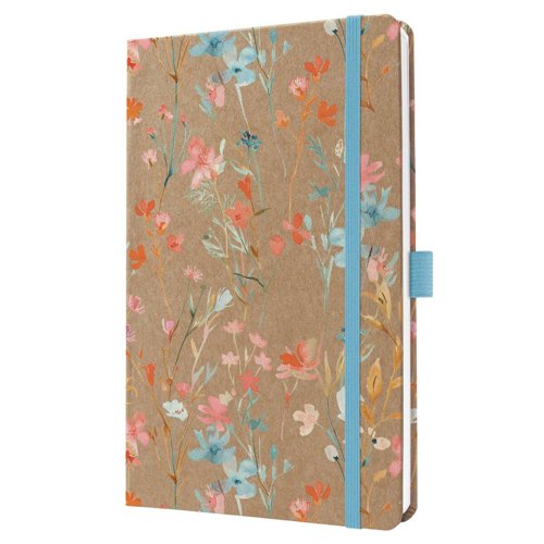 Jolie Diary 2026 A5 Week To View Hardcover Blue Floral - J6807