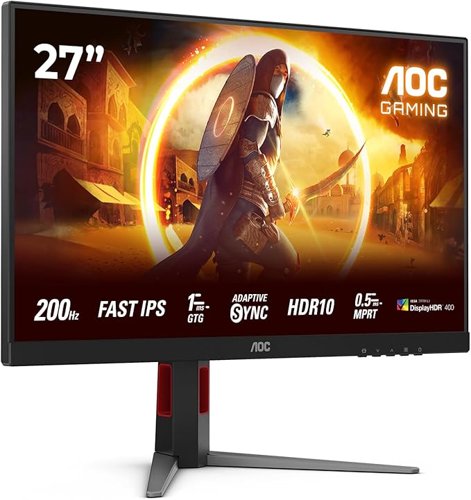 AOC G4 27 Inch 1920 x 1080 Pixels Full HD Fast IPS Panel HDMI DisplayPort Adaptive Sync Gaming Monitor