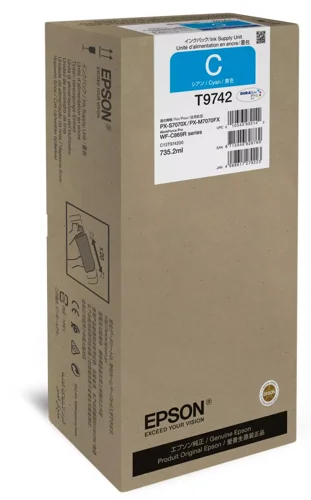 Epson C13T974200/T9742 Ink Cartridge Cyan 84.000 pages 7352ml for Epson WF-C 869