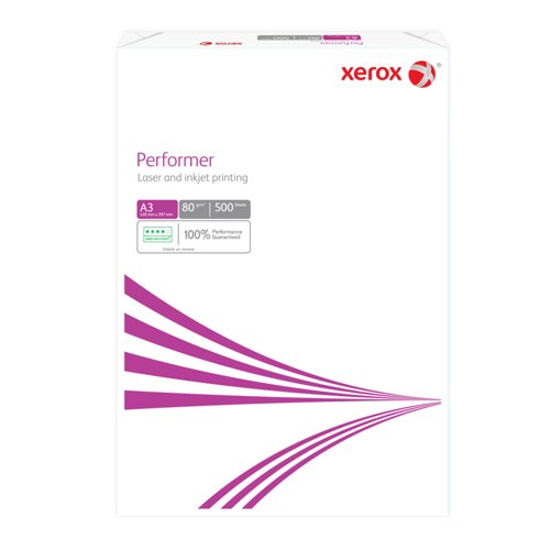 Xerox Performer A3 420x297mm 80gsm SG 70% PEFC Certified Pk 500