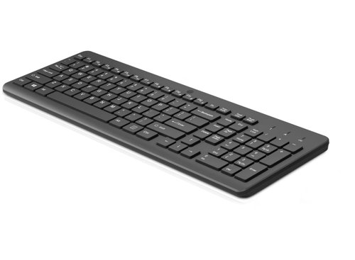 HP 225 Wireless UK Layout Black Keyboard