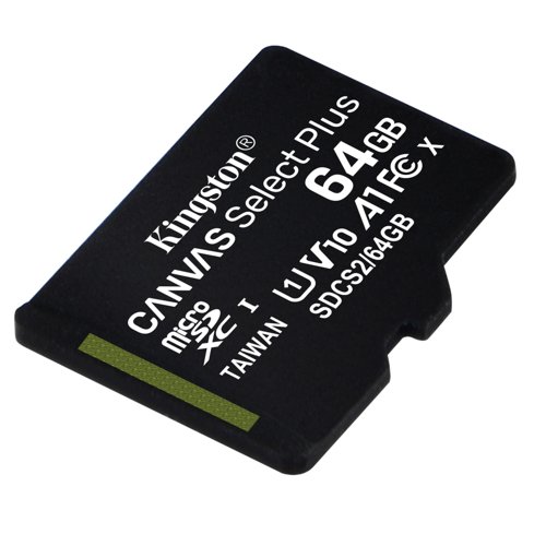 Kingston Technology Canvas Select Plus 64GB Class 10 UHS-I Micro SD Card