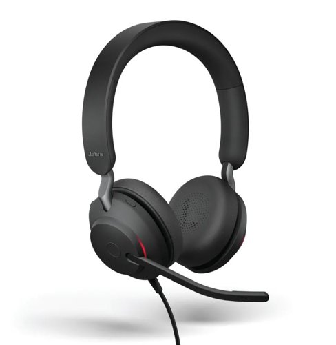 Jabra Evolve2 40 SE USB UC Stereo Headset with USB adaptor