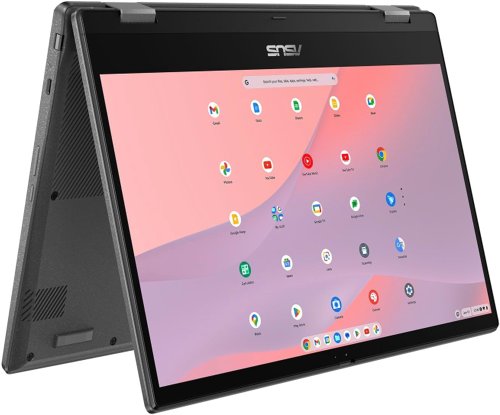 ASUS CL14 14 Inch Touchscreen MediaTek MT8186G 8GB RAM 128GB eMMC ChromeOS Grey Chromebook