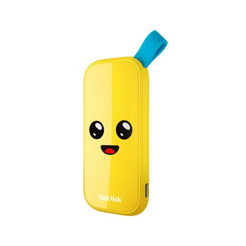 SanDisk Fortnite Peely Edition 2TB USB-C 3.2 Gen 2 Yellow External Solid State Drive