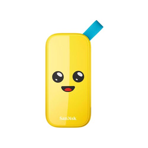 SanDisk Fortnite Peely Edition 2TB USB-C 3.2 Gen 2 Yellow External Solid State Drive Solid State Drives 8SD10453932