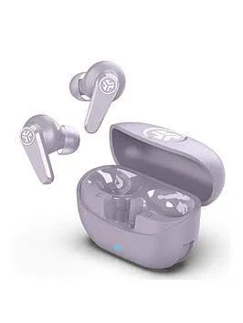 JLab Audio Go Pods ANC True Wireless Stereo Lilac Earbuds with Charging Case