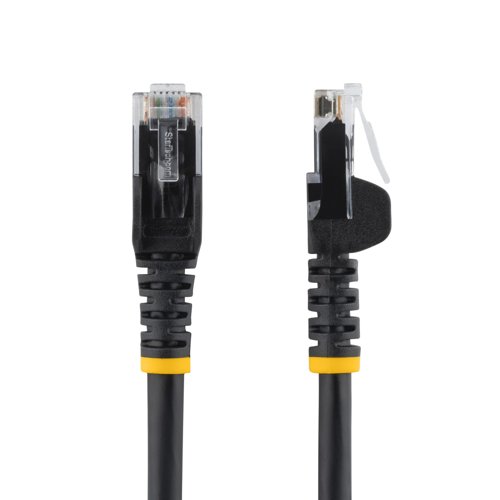 StarTech.com 15ft Black Snagless Cat6 UTP Patch Cable - ETL Verified