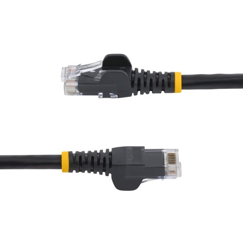 StarTech.com 15ft Black Snagless Cat6 UTP Patch Cable - ETL Verified