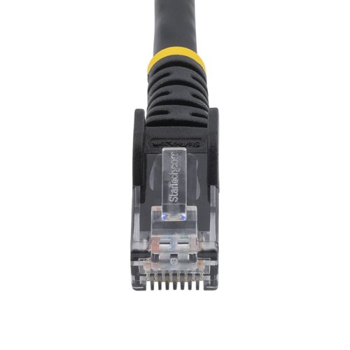 StarTech.com 15ft Black Snagless Cat6 UTP Patch Cable - ETL Verified