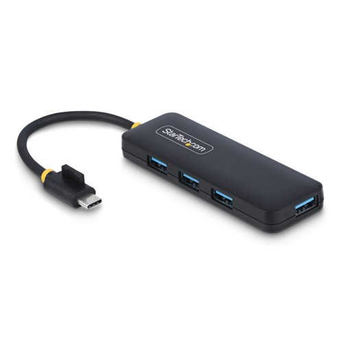 StarTech.com 4 Port USB-C Hub; USB-C to 4x USB-A; Bus Powered