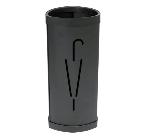 Alba Umbrella Stand ABS Steel Black - PMTRIA2 N
