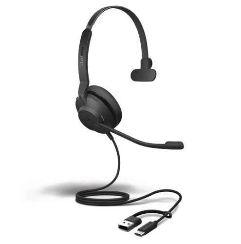 Jabra Evolve2 30 SE USB-C / USB-A Wired UC Mono Headset