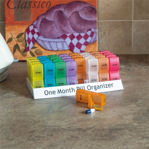 Aidapt Colourful One Month Pill Organiser VM931AC  PIA71760