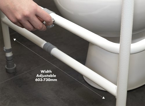 Aidapt Broadstairs Toilet Frame with Adjustable Height and Width VR202  PIA59659