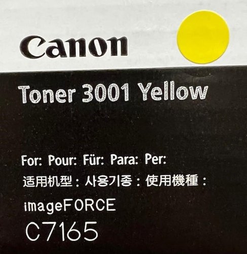 Canon 3001 Yellow Toner Imageforce C71XX