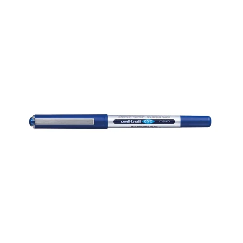 uni-ball Eye Micro UB-150 Liquid Ink Rollerball Pen 0.5mm Tip 0.3mm Line Blue Eco 70% Recycled Plastic (Pack 12) - 315127000