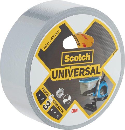 Scotch Extremium Universal Duct Tape Silver 48mm x 50m (Roll) - 7100205300
