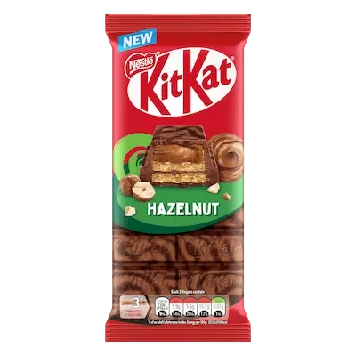 KitKat Hazelnut Chocolate Sharing Bar (Single 99g Bar) - 12586975