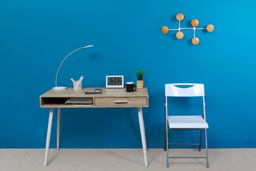 66569AL | The SIX wall peg with its Scandinavian style is the perfect accessory to have in your working environment. It consists of a white painted steel structure, six wooden screwed pegs and screws provided for easy attachment. With its mix of wood/metal materials, the SIX wall peg will give style to your work reception areas.