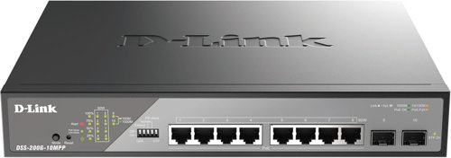 D-Link 10 Port Gigabit Ethernet PoE++ Managed Switch