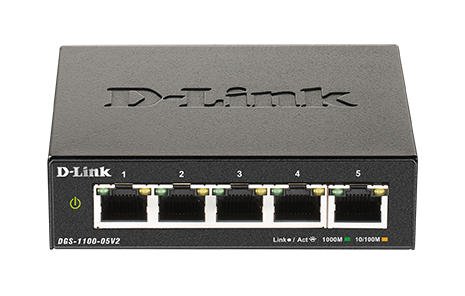 D-Link 5 Port Gigabit Smart Managed Switch