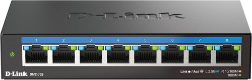 D-Link DMS-108 8 Port Multi-Gigabit Unmanaged Switch