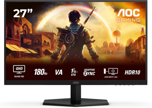 AOC G4 27 Inch 2560 x 1440 Pixels Quad HD Fast VA Panel HDMI DisplayPort Adaptive Sync Gaming Monitor
