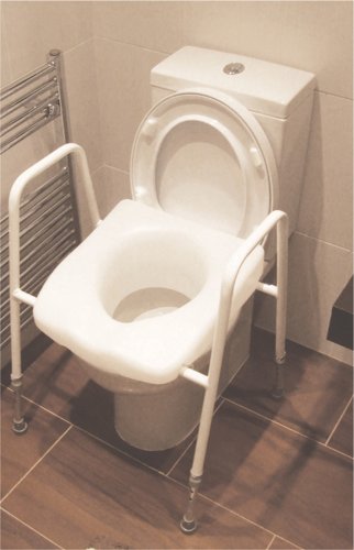Aidapt President Raised Toilet Seat and Frame VR219  PIA59638