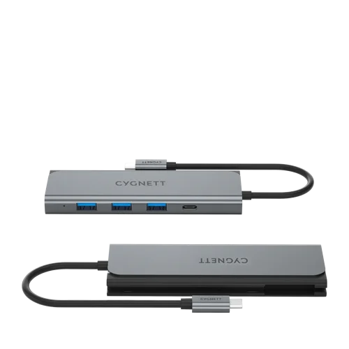 Cygnett Unite TravelMate 5-in-1 USB-C Hub - 3x USB-A Ports; 1x USB-C Port and 1 x HDMI Port