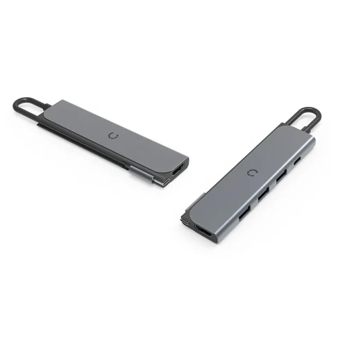 Cygnett Unite TravelMate 5-in-1 USB-C Hub - 3x USB-A Ports; 1x USB-C Port and 1 x HDMI Port