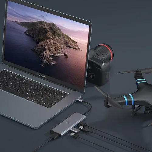 Cygnett Unite TravelMate 5-in-1 USB-C Hub - 3x USB-A Ports; 1x USB-C Port and 1 x HDMI Port