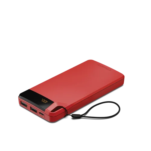 Cygnett ChargeUp Boost 10000 mAh Red Power Bank Rechargeable Battery Packs 8CY4749PBCHE