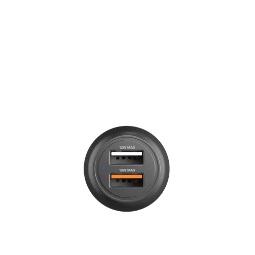Cygnett CarPower 30W Dual USB-A Black Car Charger