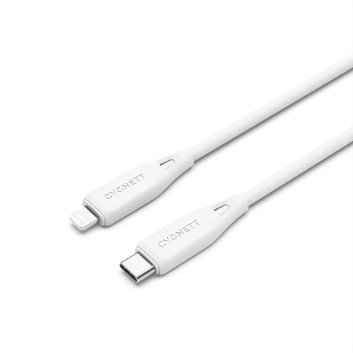 Cygnett 1m Essentials Lightning To USB-C White Cable