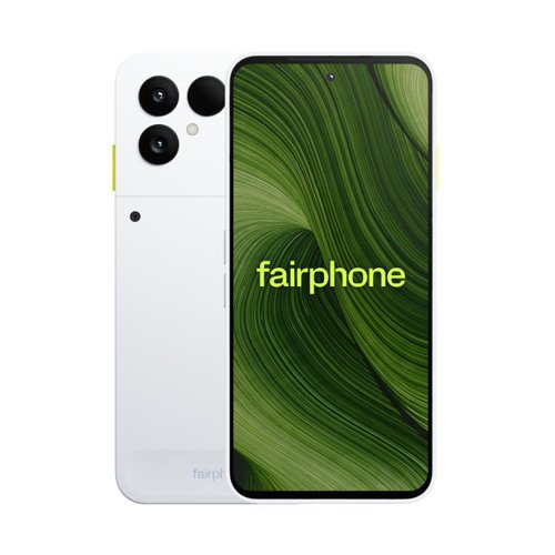 Fairphone The (Gen 6) 6.31 Inch 5G Qualcomm Snapdragon 7s Gen 3 8GB RAM 256GB Storage Cloud White Mobile Phone