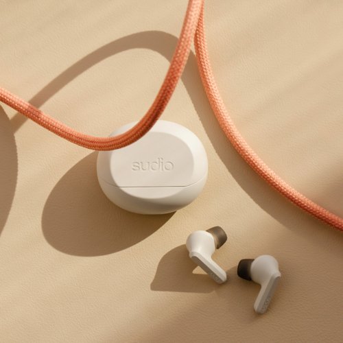 Sudio A3 Pro True Wireless White Earbuds with Charging Case - Best Price Headphones UK