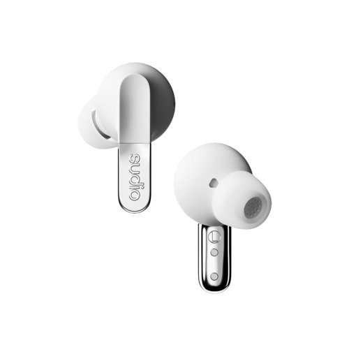 Sudio N3 Pro True Wireless White Earbuds with Charging Case