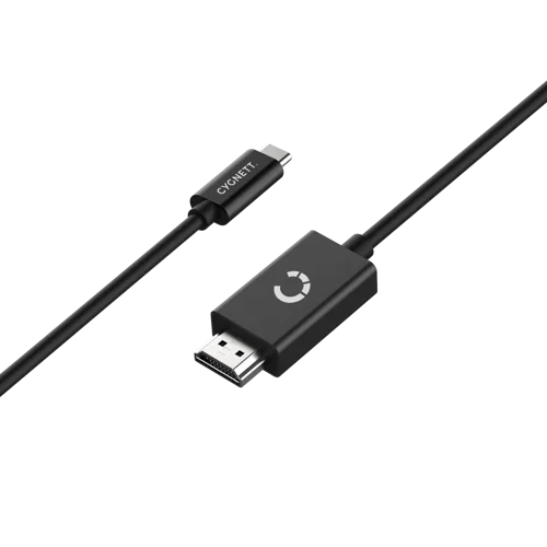 Cygnett 1.8m Unite USB-C to 4K 60Hz HDMI Black Cable